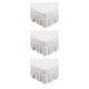 thumbnail image 3 of Bearachild Faldón de cama duradero y elegante para las necesidades de decoración del hogar Faldones de cama elegantes Blanco US-Queen60*80in Type1 NO1, 3 of 6
