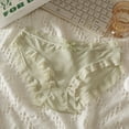 thumbnail image 2 of ibuvkizy Womens Underwear,Panties for Women Soft Stretchy Briefs,Quick Drying Ice Silk Underwear With Cotton Crotch Mid Waist Summer Thin Lace Edg Girl's Pants, 2 of 3