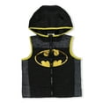 thumbnail image 2 of Batman Toddler Boy Hooded Vest, Long-Sleeve Graphic T-Shirt & Jogger Pants Outfit Set, 3-Piece (2T-5T), 2 of 5
