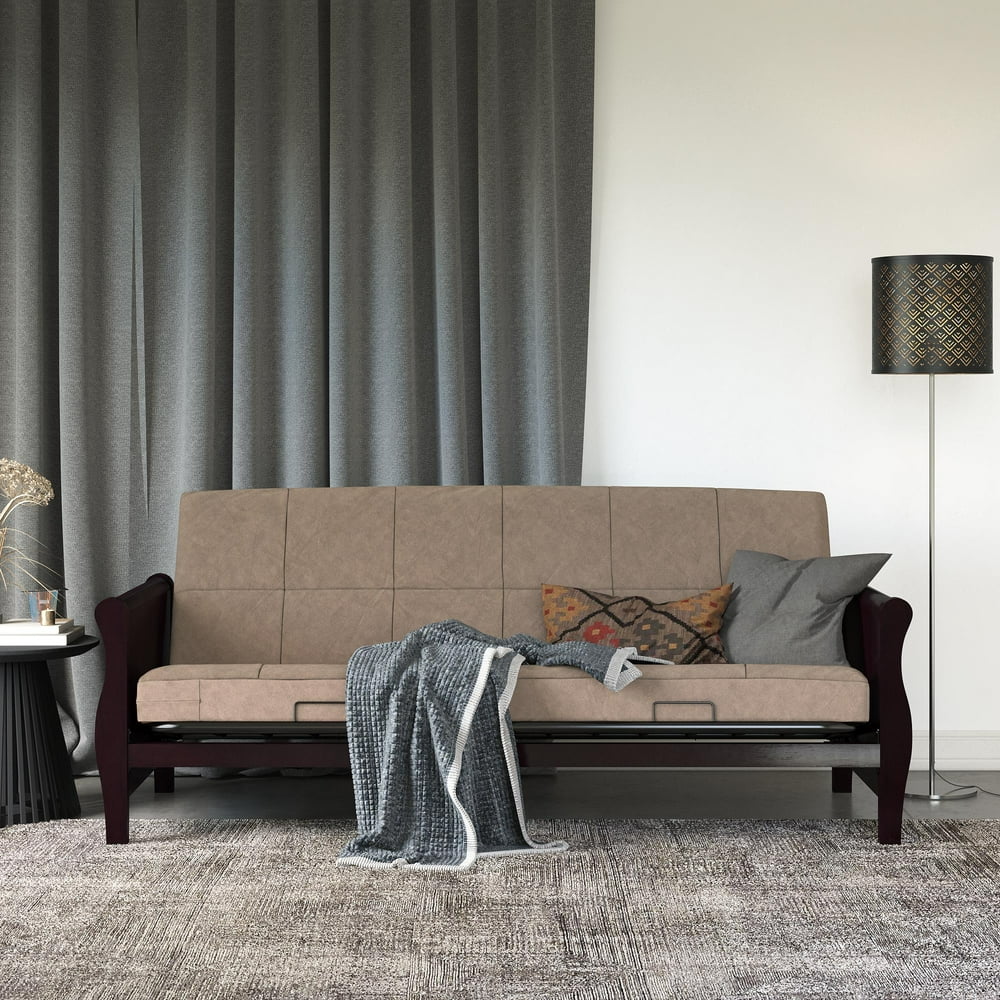 DHP Cora 6 Inch Quilted Thermobonded High Density Polyester Fill Futon