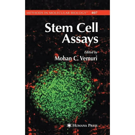 Methods in Molecular Biology Stem Cell Assays, Book 407, (Hardcover)