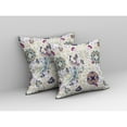 thumbnail image 5 of 26" Everest Peacock Broadcloth Blown and Closed Pillow in Multi-Color Fabric, 5 of 5