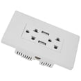thumbnail image 1 of Enchufe de pared de EE. UU., enchufe de pared USB doble, Panel de toma de corriente, cargador de enchufe de pared de EE. UU., calidad en la que puede confiar, 1 of 8
