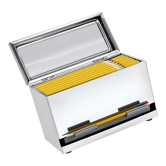 Office Desk Accessory Pencil Dispenser Holder Rustproof Stainless Steel For Efficient Workspaces Setups