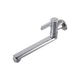 thumbnail image 3 of MYG Rotatable Wall Mounted Single Cold Kitchen Sink Faucet - Extended 20cm Length, 304 Stainless Steel, Space-Saving Design for Kitchen, Mop Pool, Outdoor Use, 3 of 8