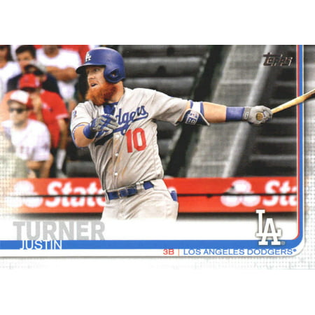 2019 Topps #180 Justin Turner Los Angeles Dodgers Baseball Card -