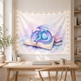 thumbnail image 5 of Sleeping Dragon on Open Book Tapestry, 5 of 7