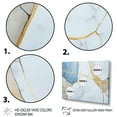 thumbnail image 3 of Designart Abstract Geode White I Canvas Wall Art, 3 of 5