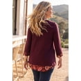 thumbnail image 3 of Catherines Women's Plus Size Impossibly Soft Duet Tunic, 3 of 5