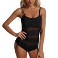 thumbnail image 1 of iTNHFP Maillot de Bain Femmes Plus Maillot de Bain Aguichant en Maille avec Découpe Mode, 1 of 5