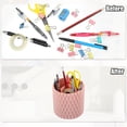 thumbnail image 5 of Unique Bargains 1 Pcs 360° Rotating Makeup Organizer Makeup Brush Holder Organizer Multi-Functional Pen Holder pink, 5 of 7