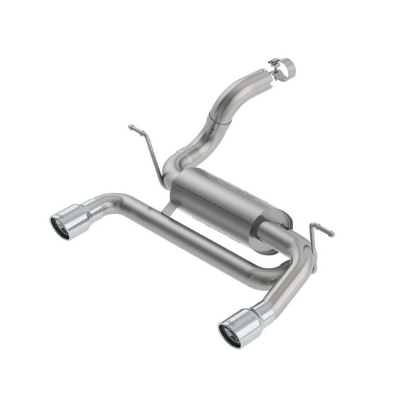 Borla 11964 Axle-Back Exhaust System with Split Rear Exit for Turbo Wrangler Jl & Jlu 2018 2019