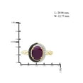thumbnail image 7 of 6.00 Carat T.G.W. Ruby And Black & White Diamond Accent 14k Gold over Silver 3-Piece Jewelry set, 7 of 7