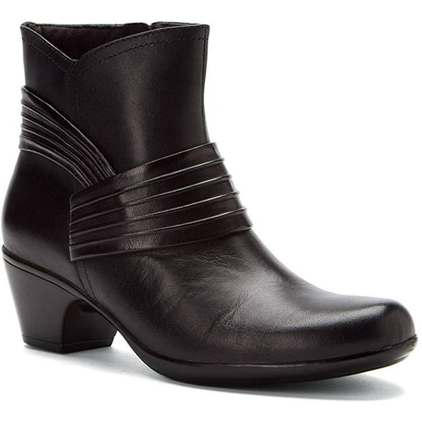 Ingalls by Clarks Mood Black Ladies Ankle Boots US size 9M - Walmart.com
