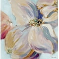 thumbnail image 2 of Loreth, Lanie 26x26 Gold Ornate Wood Framed with Double Matting Museum Art Print Titled - Floral Song Pastel II, 2 of 4