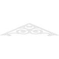 thumbnail image 4 of Ekena Millwork 60"W x 12 1/2"H x 1"P (5/12) Pitch Hurley Architectural Grade PVC Gable Pediment, 4 of 5