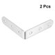 thumbnail image 2 of Esquina de 80mmx80mmx20mm Soporte en L de Acero Inoxidable 2pack, 2 of 4