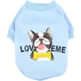 thumbnail image 1 of Ropa para perros pequeños abrigo suéter de invierno sudadera forrada de algodón chaqueta para cachorro disfraz para perro gato Yorkshire Chihuahua azul M brillar  Electrónica, 1 of 4
