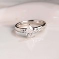 thumbnail image 2 of vylahjewellery Moissanite Diamond Wedding Anniversary Gift Ring for Women 925 Sterling Silver Wedding Ring Five Prongs Teardrop Shape Engagement Ring, 2 of 9
