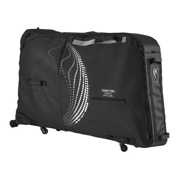 KFFKFF Bike Travel Bag, Transport Universal Bicycle Storage Case Bag with TSA Lock, Support Plates, Protection and Fork Mount Stabilisation