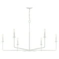 thumbnail image 2 of Salerno 6-Light Chandelier in Bisque White, 2 of 5