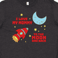 thumbnail image 4 of Inktastic I Love My Mommy to the Moon and Back Youth T-Shirt, 4 of 5