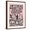Brown Frame, variant on Art.com Apollo Theatre Jewel Box Revue: Gorgeous and Glamorous, 25 Men and 1 Girl Art Print, 18" x 24"