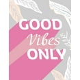 thumbnail image 2 of Santiago, Daniela 15x18 Black Ornate Wood Framed with Double Matting Museum Art Print Titled - Good Vibes Only, 2 of 4