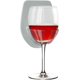 thumbnail image 1 of Soporte para copas de vino Ventosa para ducha y baño Regalos de vino Relajación (gris), 1 of 5