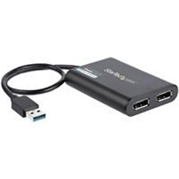 Startech 4K 60Hz USB 3.0 USB to Dual DisplayPort Adapter