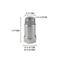 thumbnail image 2 of 10pcs O2 Sensor Spacer Adapter Extender Extension Straight 45mm M18x1.5 Extension Spacer Extender C, 2 of 5