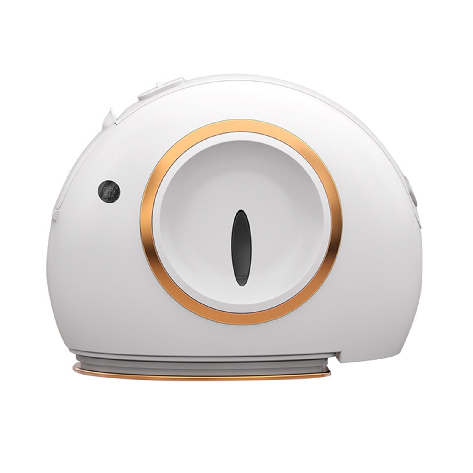 Handheld Steam Iron for Travel with Titanium Soleplate, 105ml Water Tank, 800W Power, Ideal for Home and Fabrics like Silk and Wool White