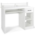 thumbnail image 1 of Pemberly Row 22 inch Wide Computer Desk Writing Study Laptop Table White, 1 of 8