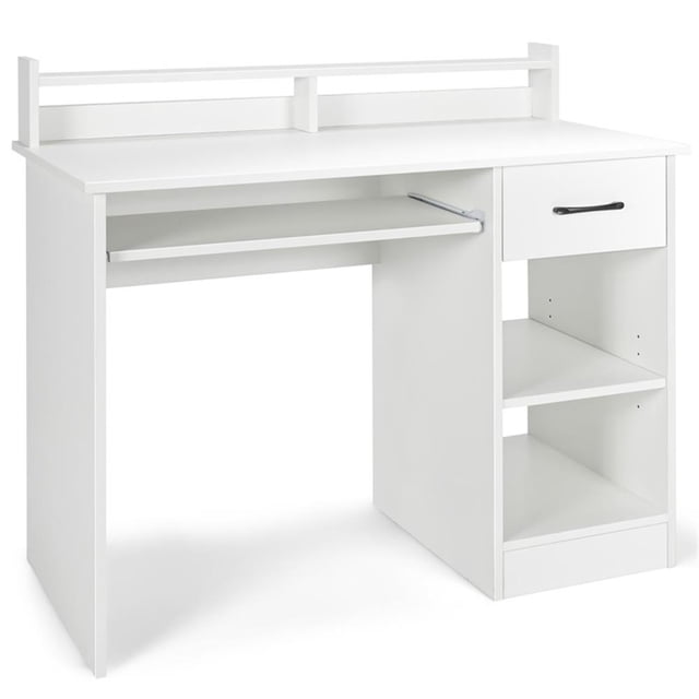Pemberly Row 22 inch Wide Computer Desk Writing Study Laptop Table White