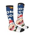 thumbnail image 4 of Lsque Sml Jeffy Printed Crew Socks Men's Women's LightWeight Thin Casual Calf Socks ,Knee High Socks,Cotton Socks, 4 of 9