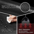 thumbnail image 4 of Reptile Mat,reptile Terrarium Substrate Liner For Leopard Gecko, Lizard,snake,tortoise,reptile Flooring 18x36 Inch Black, 4 of 5