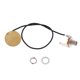 thumbnail image 5 of 2 Piezas Pickup Transductor Piezo Para Guitarra Acústica Violín Ukulele Mandolina Caja De Repuesto De Piezas Yuyangstore Pastilla de transductor de violín, 5 of 8