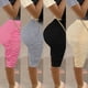 thumbnail image 3 of Pantalones de mujer ajustados con pliegues y bolsillos para dormir, 3 of 6