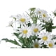 thumbnail image 3 of Nvzi Flores artificiales, margaritas de seda, margaritas artificiales para decoración del hogar, decoración de bodas (blancas, 2 unidades), 3 of 5