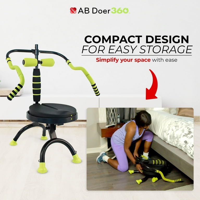 Ab Doer 360 EXTRA - Ab Machine Workout & Ab Exercise Equipment