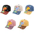 thumbnail image 2 of WIBACKER 2-5T Toddler Kids Cute 3D Dinosaur Baseball Cap Autumn Winter Corduroy Hat Outdoor Warm Casual Bonnet, 2 of 9