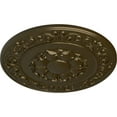 thumbnail image 3 of Ekena Millwork 27 3/4"OD x 2"P Sydney Ceiling Medallion (Fits Canopies up to 5 3/4"), Hand-Painted Brass, 3 of 6