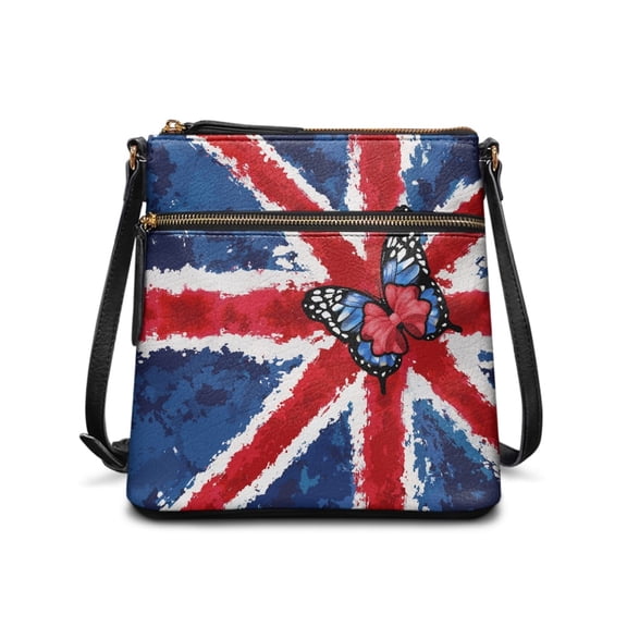 HELLHERO Union Butterfly Purse, Waterproof Shoulder Bag Durable Stylish Satchel Bag for Outdoor Daily Storage