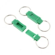 Segolike 2x2 Pieces Breakaway Key Separate House Car Keys Quick Release Keychain Dark Green