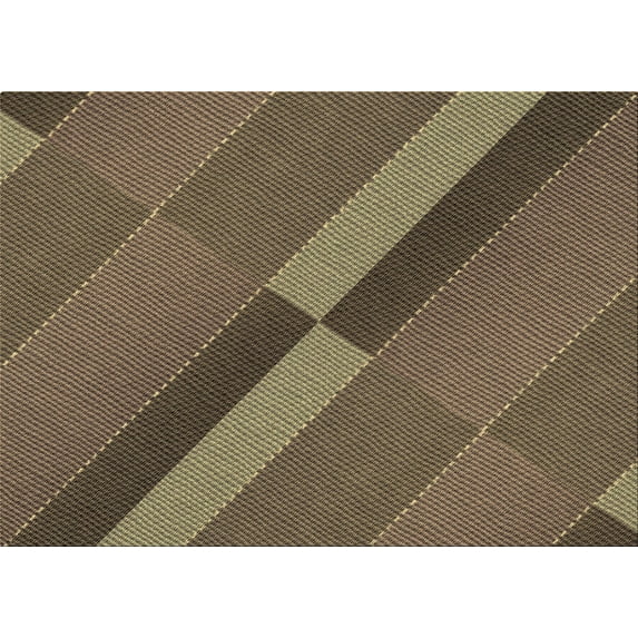 Ahgly Company Machine Washable Indoor Rectangle Transitional Copper Brown Area Rugs, 2' x 5'