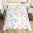 thumbnail image 4 of 2024 Pearl Clam Bedding Set StarJellyKing Duvet Cover Microfiber Colorful Reef Coral Seaweed Comforter Cover For Boy, 4 of 7