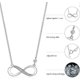 thumbnail image 4 of Necklace for Women Necklace with Cubic Zirconia Adjustable Chain Necklace, Mother's Day Valentine's Day Gift - with Gift Box, 4 of 5