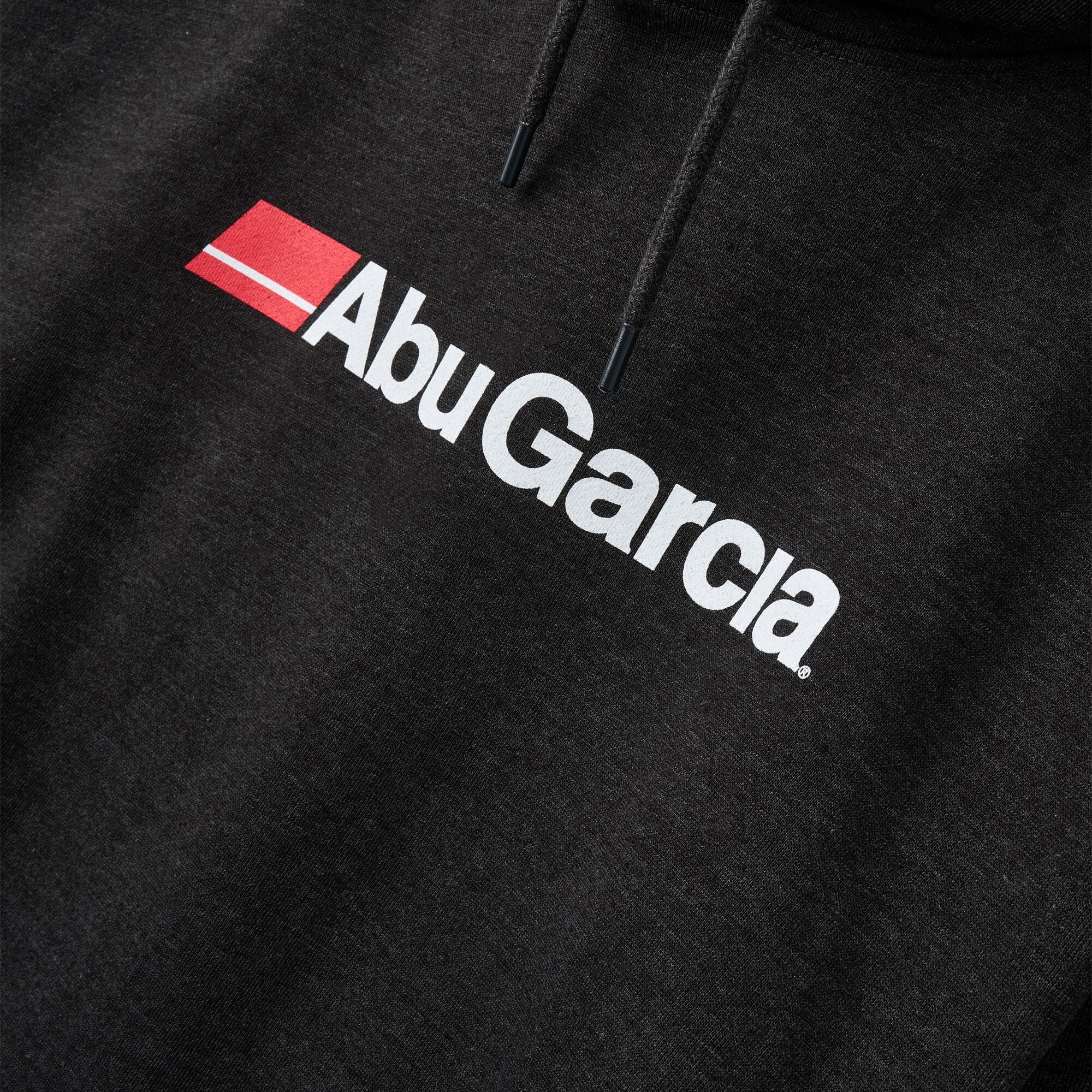 Abu Garcia Front Logo Fleece Pullover Hoodie, Grey, Size M