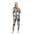 thumbnail image 2 of jjayotai Family Halloween Cute Printed Pajamas, Funny Zipper Hooded Jumpsuit Matching Family Pjs Sleepwear, Suit for Women, 2 of 5