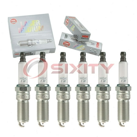 6 pc NGK 96588 Laser Iridium Spark Plugs for 4719 9756 CB5E 12405 AA CB5E-12405-AA CYFS12Y2 ITV20TT SP537 Ignition Wire Secondary